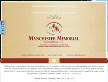 Tablet Screenshot of manchestermemorial.net